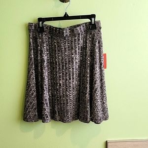 🌟NWT🌟 Mossimo Supply Co Mini Skirt GRY/WHT SZ Sm